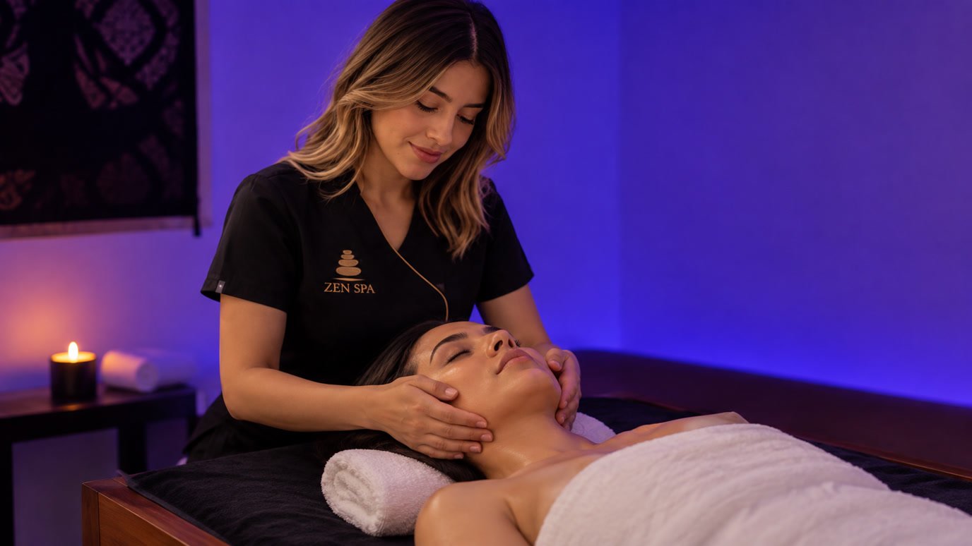 Facial sculpting lifting massage
